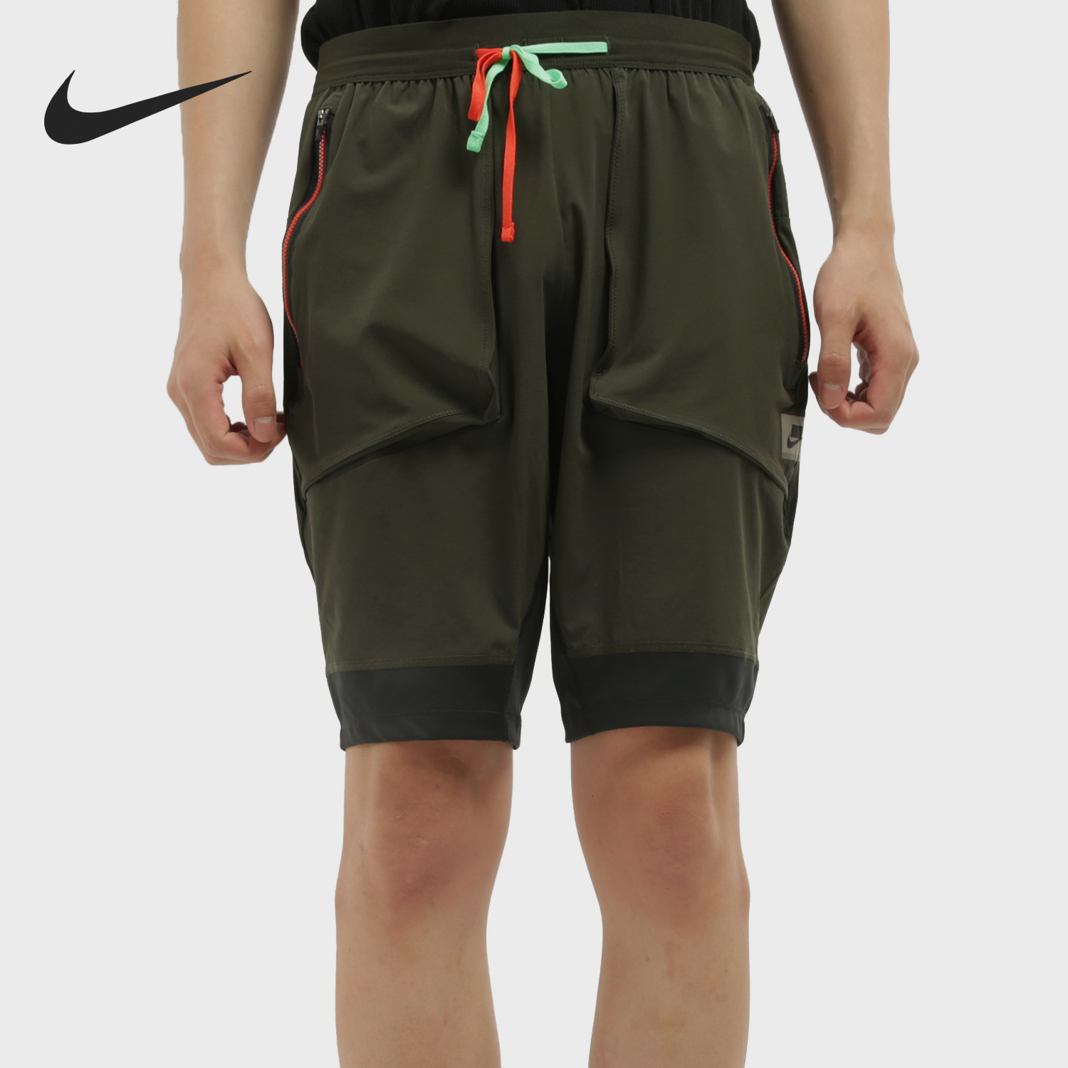 耐克男士梭织透气跑步运动短裤