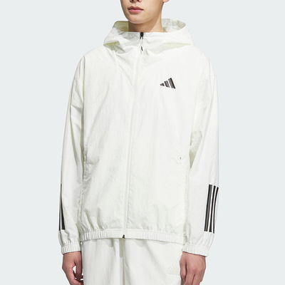 Adidas/阿迪达斯正品运动男士经典宽松透气连帽夹克外套KC3928