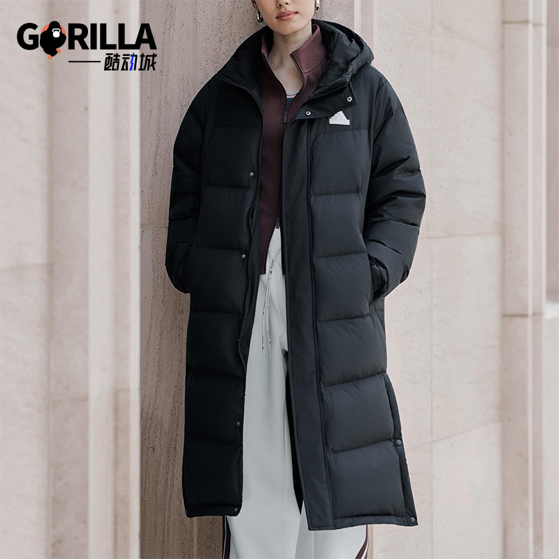 Adidas/阿迪达斯正品V LONG DOWN UG男女长款保暖羽绒服KF6741