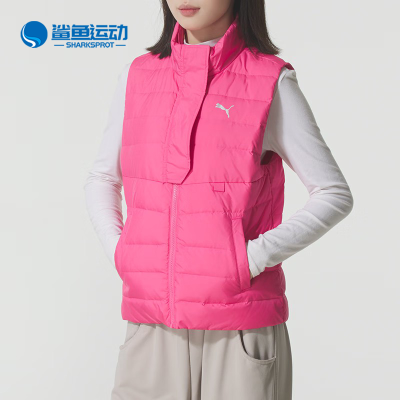 Puma/彪马正品冬季女士拉链时尚经典保暖轻盈羽绒马甲528704-92