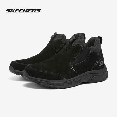 斯凯奇正品男保暖舒适休闲中帮靴