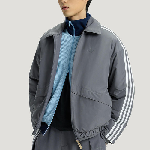 Adidas/阿迪达斯正品三叶草男士运动保暖运动宽松棉服外套KS5337