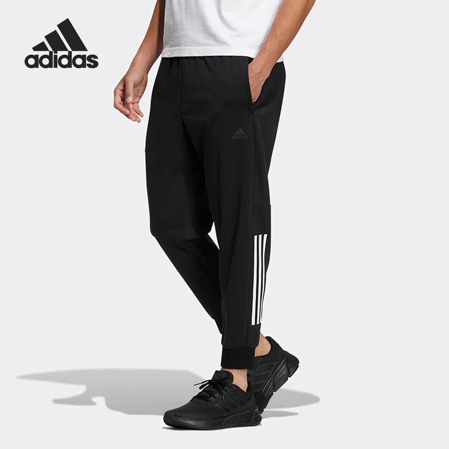 Adidas/阿迪达斯男子束脚长裤