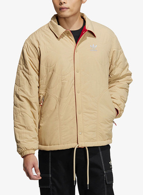 Adidas/阿迪达斯正品三叶草新款男子运动双面穿棉服HY7291