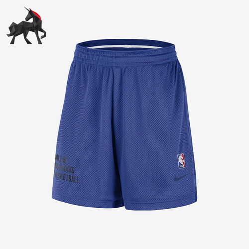 Nike/耐克正品Dallas Mavericks男士字母印花短裤DX9704-480
