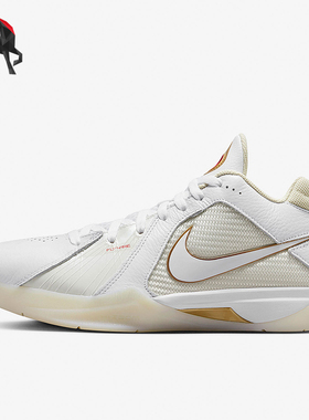Nike/耐克正品KD 3男士复古低帮减震耐磨篮球鞋DZ3009-100