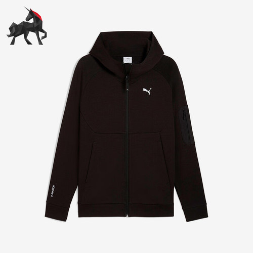 Puma/彪马正品TECH FZ Hoodie男士休闲针织连帽运动外套690962-01