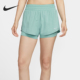 耐克正品 Dri FIT女士中腰运动训练梭织短裤 Nike DX6013 017