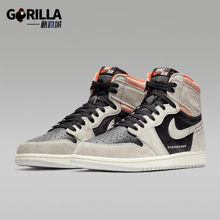 Nike/耐克正品Air Jordan 1 AJ1男士高帮篮球鞋555088-018