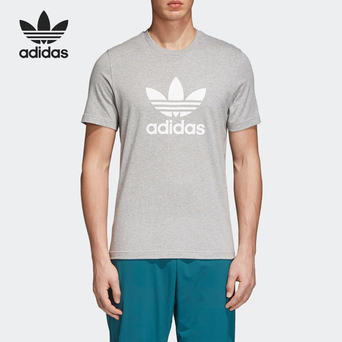 Adidas夏季新款透气运动短袖衫