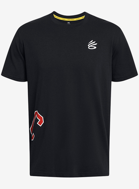 UA/安德玛正品Curry Arc HW Tee男士训练篮球短袖T恤1383381-001