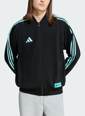 Adidas/阿迪达斯正品2025冬季款男士运动立领耐穿休闲外套KG4745