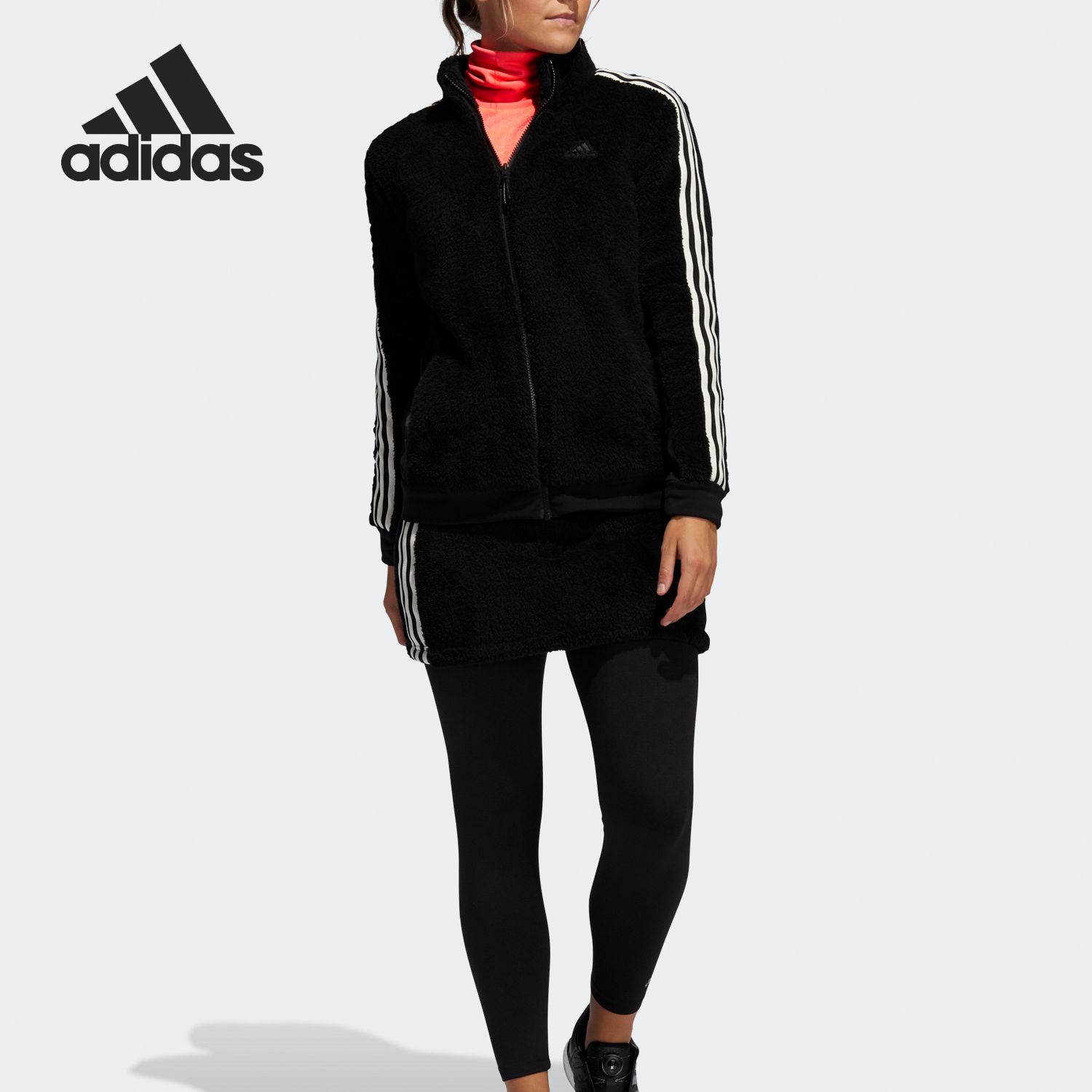 Adidas/阿迪达斯官方正品女子高尔夫训练运动三件式套装 GM1480