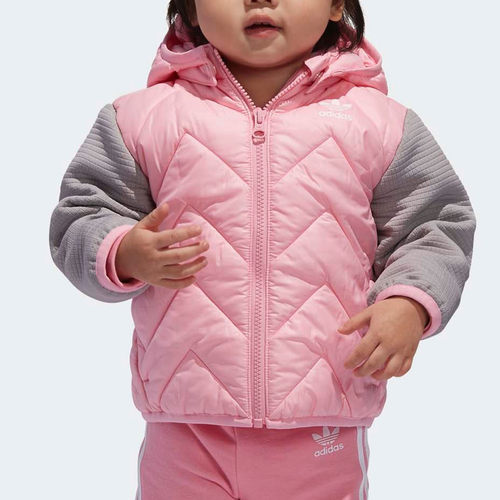 阿迪达斯三叶草婴童运动棉服
