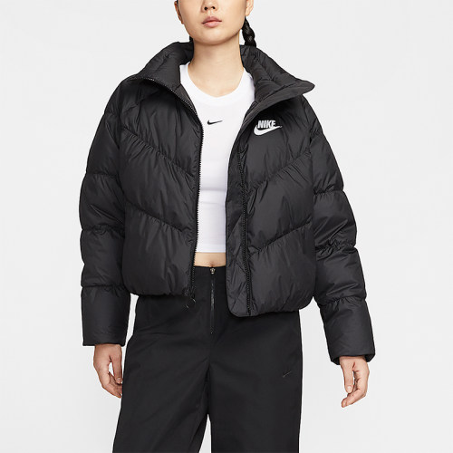 Nike/耐克正品冬季女士短款立领保暖运动休闲羽绒服IB2964-010