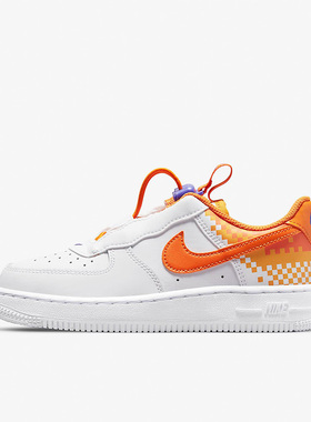 Nike/耐克正品FORCE 1 TOGGLE儿童透气运动休闲板鞋DR8410-181
