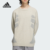 保暖柔软针织衫 Adidas JW6684 CREW2男士 阿迪达斯正品 FUSTL