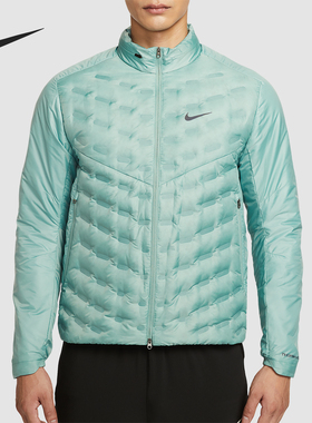 Nike/耐克官方正品秋冬男士保暖拼接训练拉链羽绒夹克FB7557-017