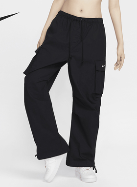 Nike/耐克正品Sportswear女士中腰时尚工装长裤FV7521-010