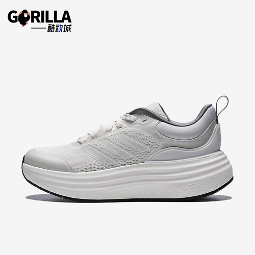 Adidas/阿迪达斯正品NORASHEL新款女白色经典厚底鞋跑步鞋JS4890