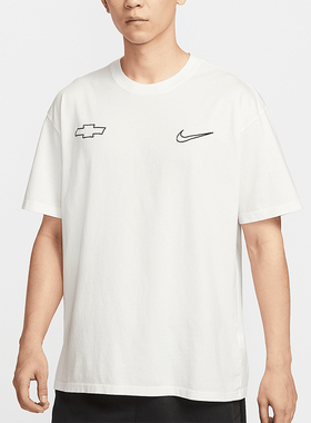 Nike/耐克正品Devin Booker男士宽松简约经典图案T恤HV6691-133