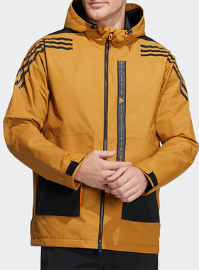 Adidas阿迪达斯正品春季男运动连帽训练保暖外套HE7403 7402 7401