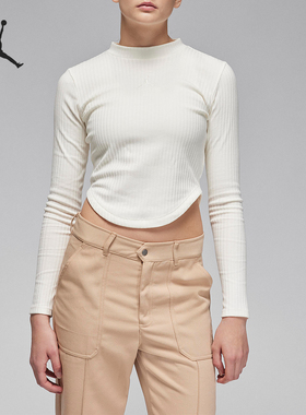 Nike/耐克正品Air Jordan女士休闲运动针织长袖T恤FN5400-133