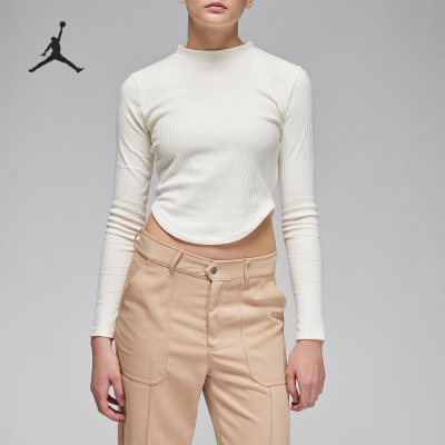 Nike/耐克正品Air Jordan女士休闲运动针织长袖T恤FN5400-133