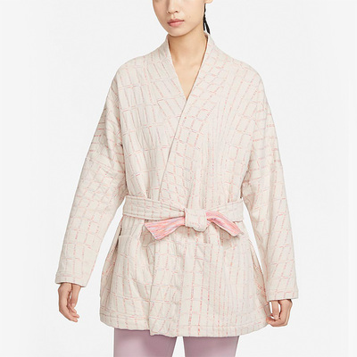 Nike/耐克正品新款女子休闲提花双面穿外套DQ6321-104