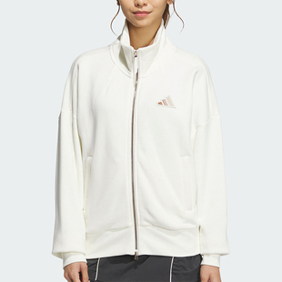 JKT女士简约短款 Adidas 阿迪达斯正品 休闲外套JL6277 LOGO