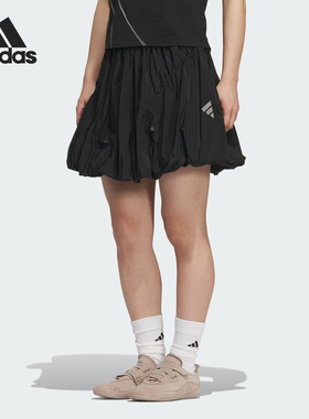Adidas/阿迪达斯正品2025夏季款女士宽松时尚经典半身裙KC5796