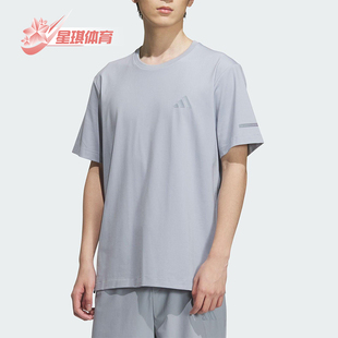 阿迪达斯正品 短袖 侧开衩运动透气经典 JL6049 SHIRT男士 Adidas