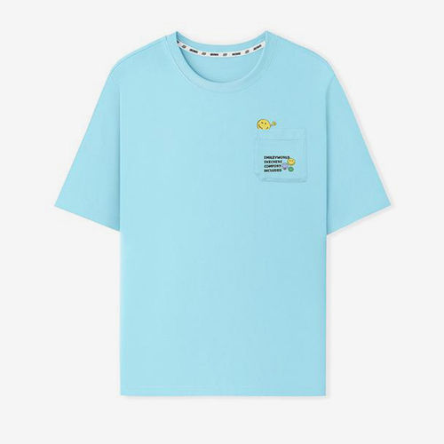 Skechers/斯凯奇正品夏季款大童透气日常短袖T恤L225B038-01P3
