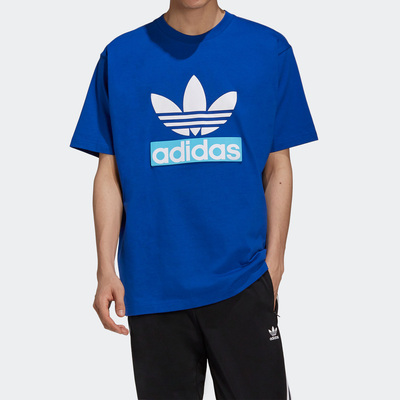 阿迪达斯三叶草男子运动短袖T恤