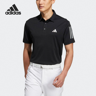 HS9048 Adidas 阿迪达斯正品 夏季 男子反光三条纹运动休闲POLO衫