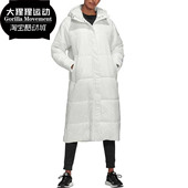 保暖棉衣 Adidas 女子运动休闲连帽长款 新款 EK4814 阿迪达斯正品
