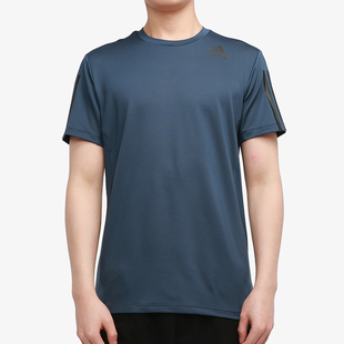 Adidas 夏季 跑步男子运动休闲透气短袖 T恤GQ2161 阿迪达斯正品