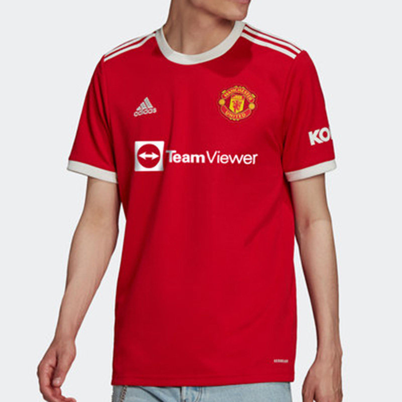Adidas/阿迪达斯正品 夏季新款男子足球服运动宽松短袖H31447