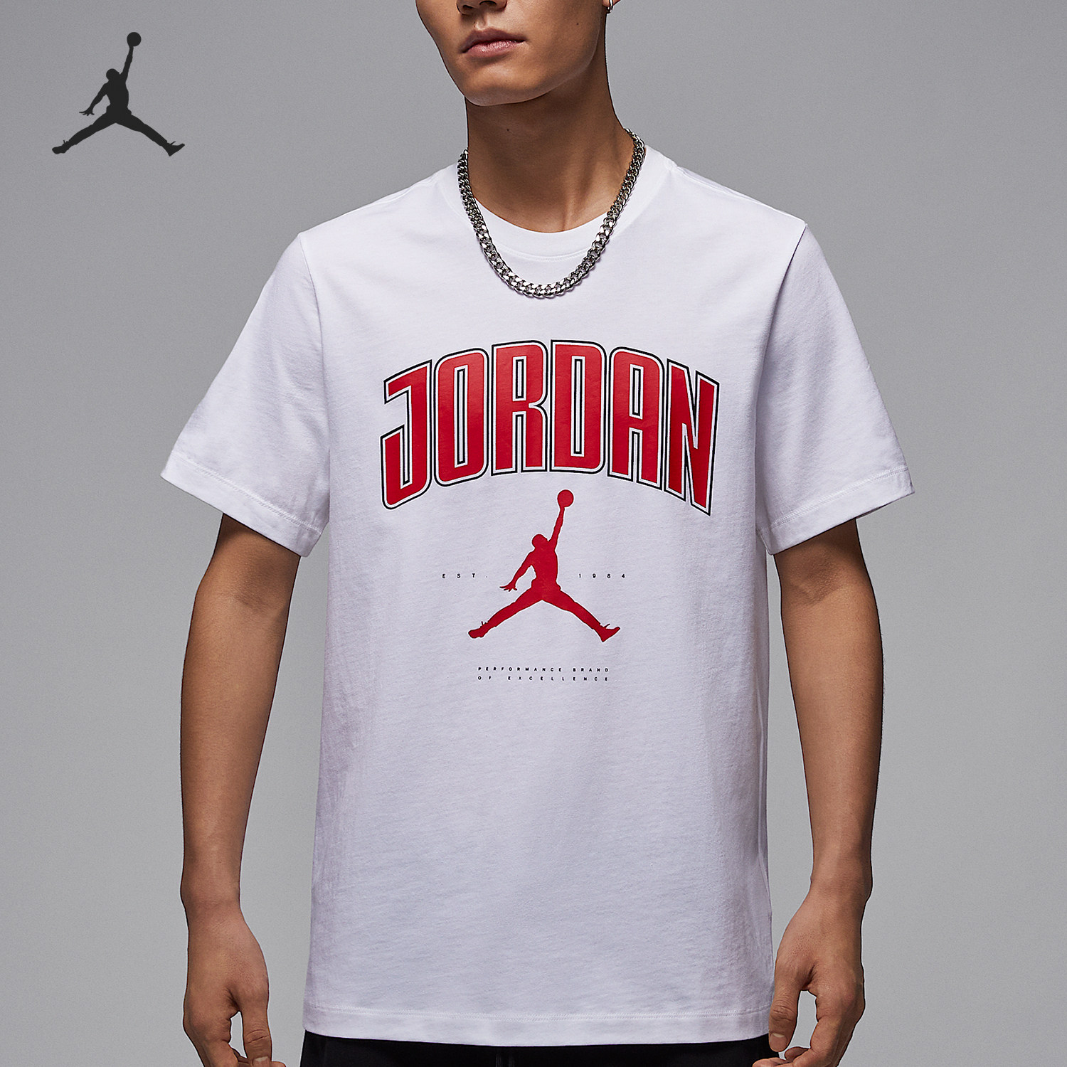 Nike/耐克官方正品JORDAN男士柔软经典宽松印花透气T恤HQ0010-100,运动服/休闲服装,运动T恤,淘宝优惠券,粉丝福利购,淘宝优惠卷