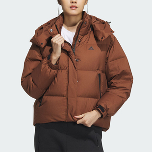 DOWN Adidas PUFFY JK女士保暖羽绒服IW0773 阿迪达斯正品