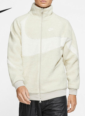 Nike/耐克官方正品男子大勾摇粒绒运动休闲保暖外套 BQ6546-070