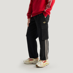 Adidas/阿迪达斯正品三叶草大童休闲松紧腰工装束脚长裤KT5001