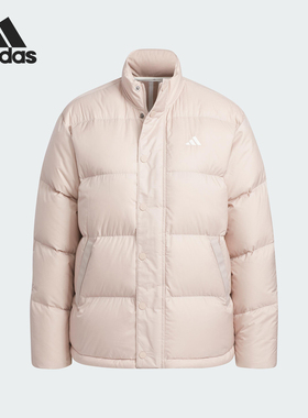 Adidas/阿迪达斯正品2025冬季款女士休闲立领保暖羽绒服IS4797