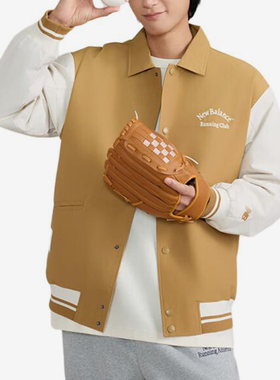 New Balance/NB正品新款男士潮流休闲单排扣梭织外套AMJ43319-GIN