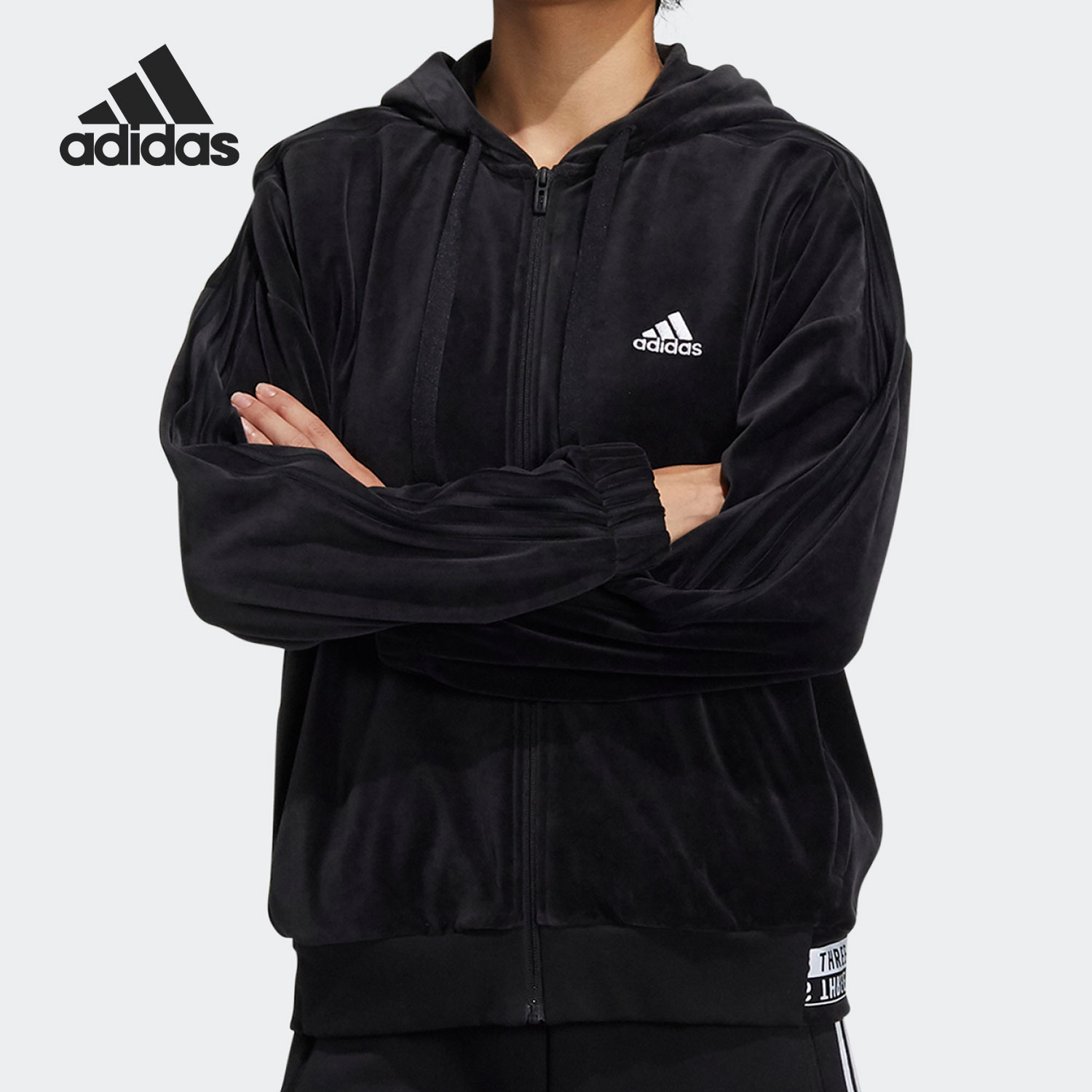 Adidas/阿迪达斯女子连帽外套