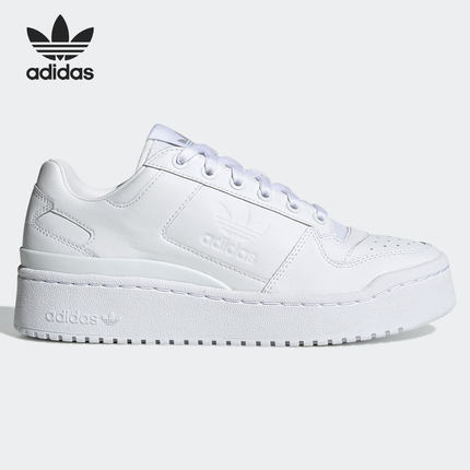 Adidas/阿迪达斯正品三叶草当季新款女子厚底时尚休闲板鞋FY9042