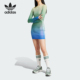 长袖 Adidas 时尚 三叶草女士修身 连衣裙JF8267 阿迪达斯正品