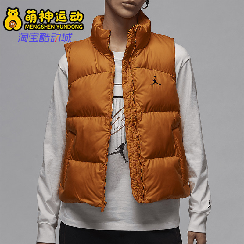 耐克女士保暖时尚休闲短款棉马甲