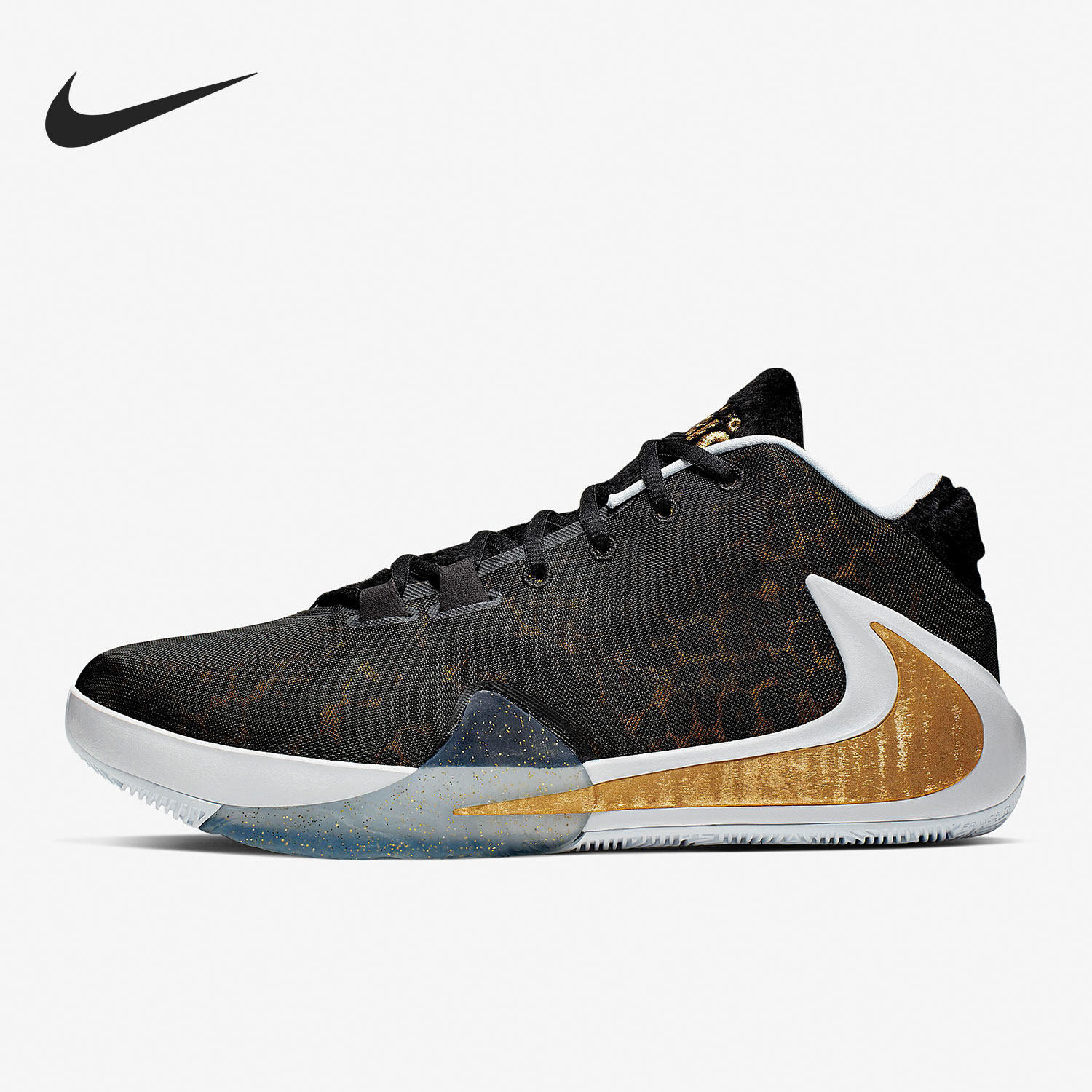 nike/耐克正品 zoom freak 1 倒钩低帮男子运动篮球鞋 bq5422-900