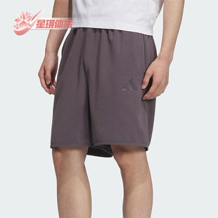 阿迪达斯正品 透气宽松运动短裤 2025新款 经典 JL6075 男士 Adidas